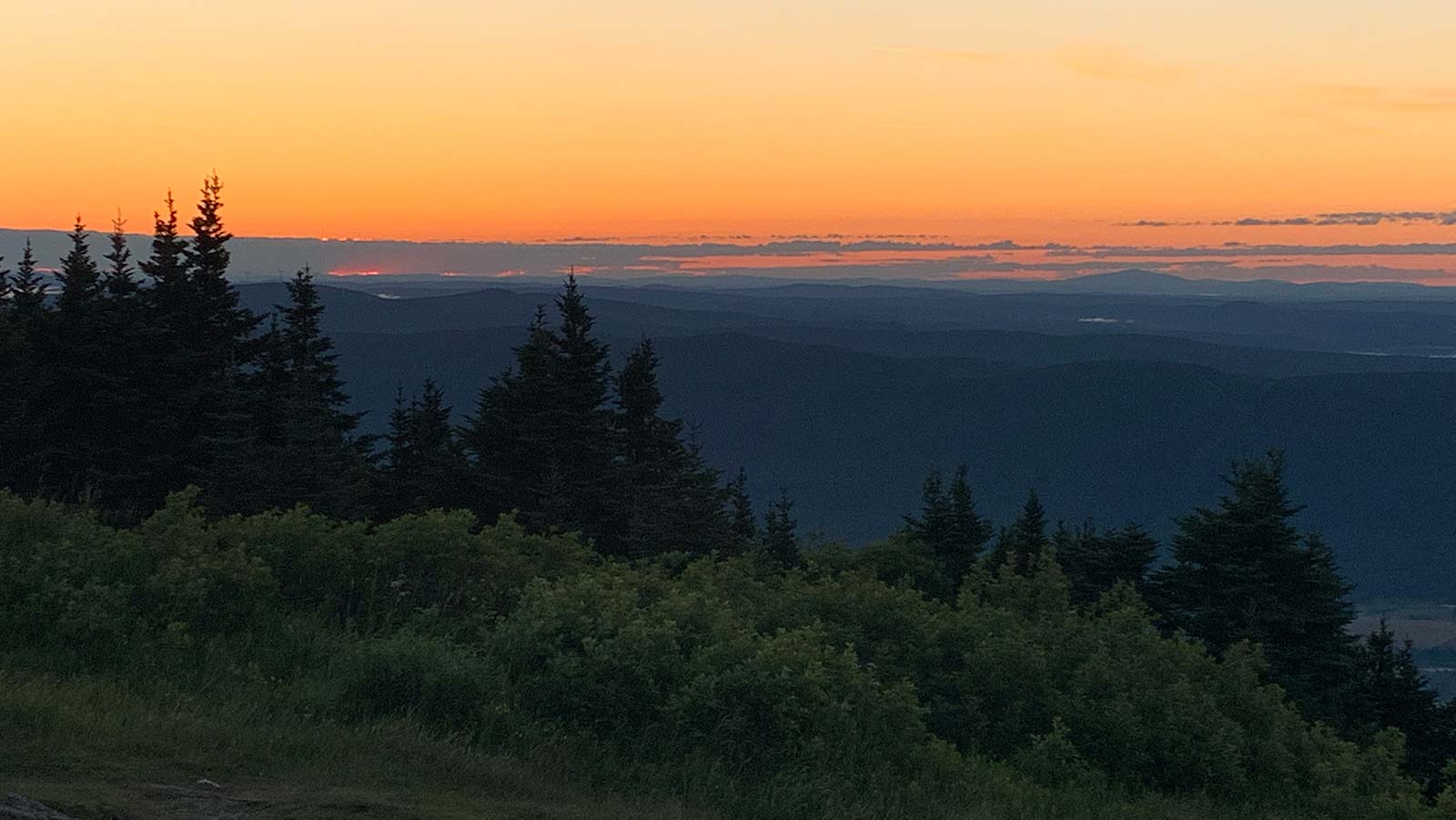 Sunrise over the Berkshires