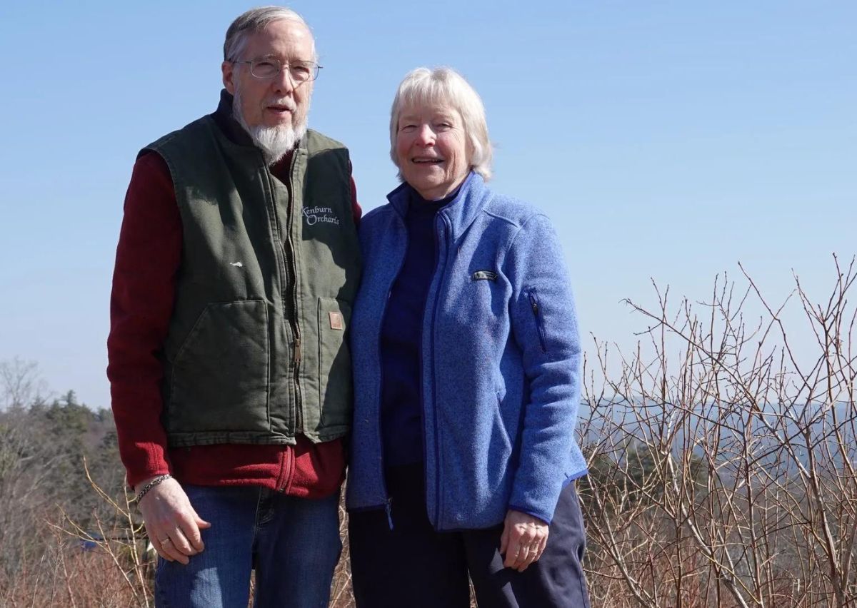 Larry and Susan Flaccus of Kenburn Orchards Farm, Shelburne, Massachusetts